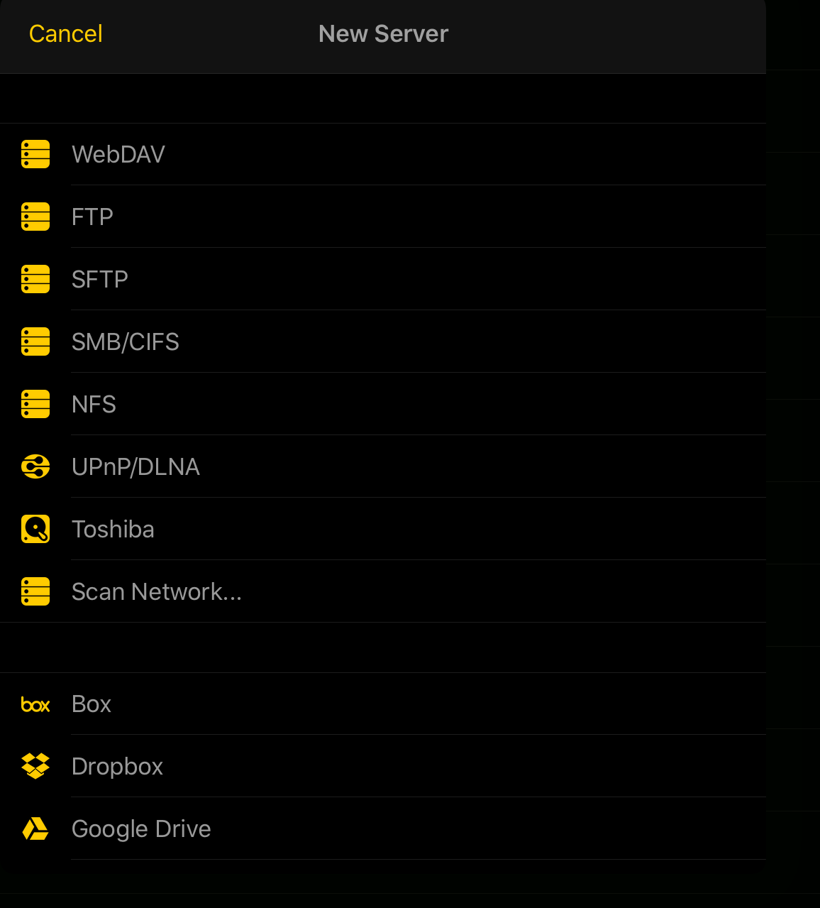 nPlayer 支持的协议