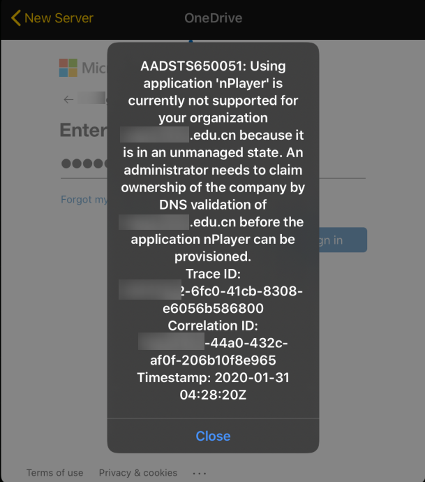 nplayer 显示错误